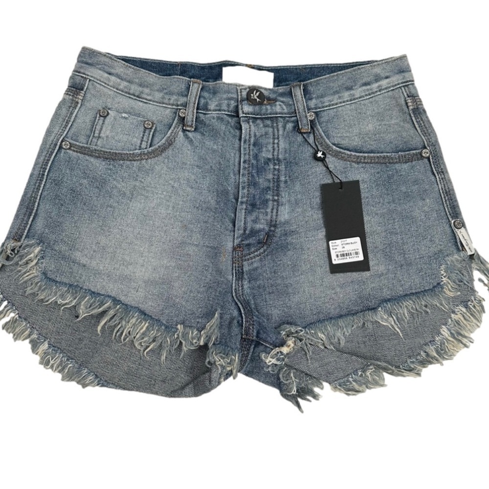 ONE TEASPOON Storm Buoy Outlaw Shorts 26 - Picture 3 of 9